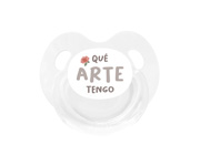 Chupete Retro Blanco Qu arte tengo