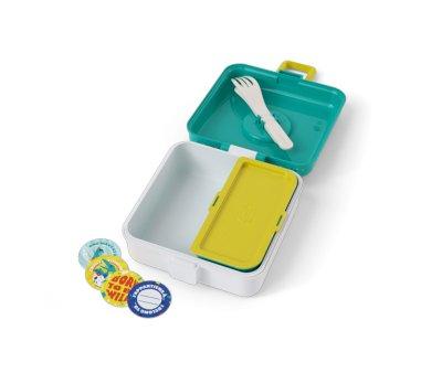 Caja Almuerzo Snacky Azul Dino
