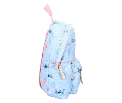 Mochila Infantil Acolchoada Stitch Blooming Bright