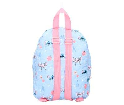 Mochila Infantil Acolchoada Stitch Blooming Bright