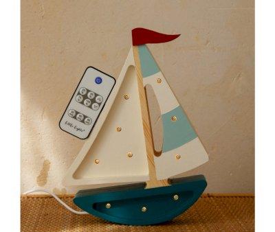 Lampe Mini Sailboat Teal