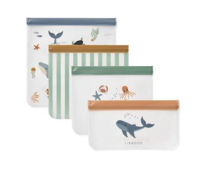 4 Buste Riutilizzabili Clive  Sea Creature / Sandy
