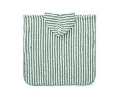 Poncho de Bao SeaShells y Rayas Surf Azul
