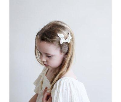 2 Clips Stripe butterfly