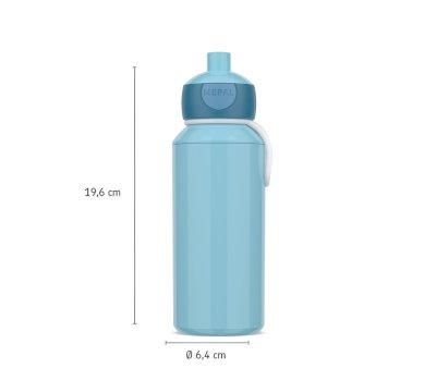 Borraccia Campus Pop-Up Cool Blue 400ml