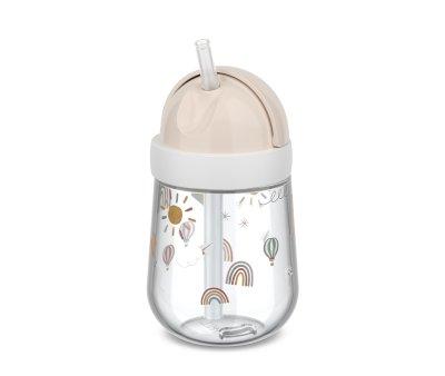 Vaso con Pajita Mio Sunshine & Rainbow 300 ml