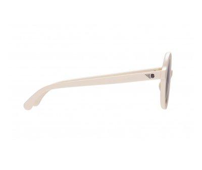 Sunglasses (0-2) Flexible Euro Round Sweet Cream