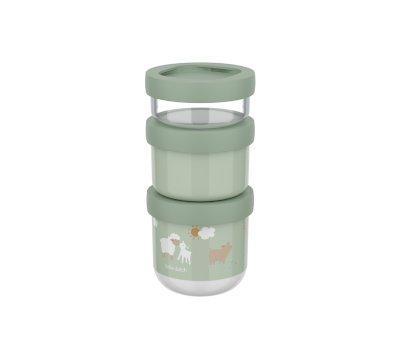 Pack de 3 Distributeurs d'Encas Empilables Mio Little Farm