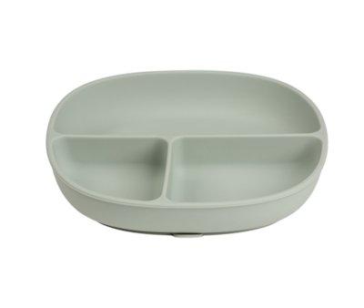 Plato de Silicona con Tapa Sage