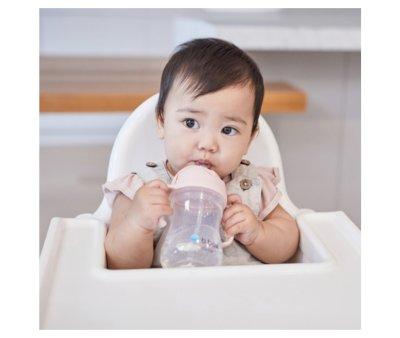 Taza con Pajita Flexible Blush