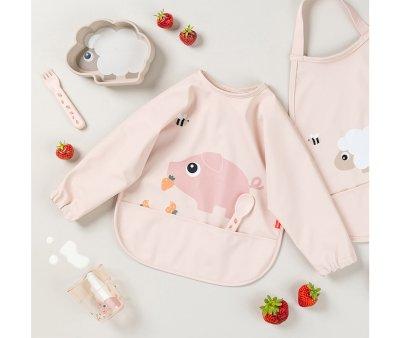 Bavaglio con Maniche Tiny Farm Powder Personalizzabile