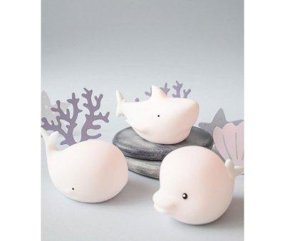 Set de 3 Mini Lmparas Ocano Delfn, Ballena y Tiburn