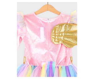 Fato de Unicrnio Pastel 6-8 anos