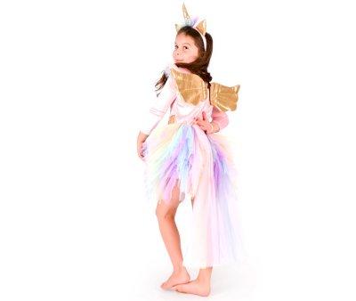 Fato de Unicrnio Pastel 6-8 anos