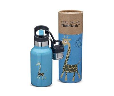 Garrafa Ao Inoxidvel TempFlask TempFlask 350ml Turquoise Girafe