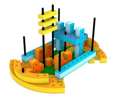 Juego de Constuccin BAKOBA Combiner