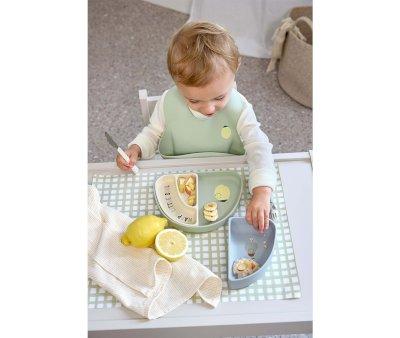 Set 3 Platos Silicona Happy Fruits Lemon