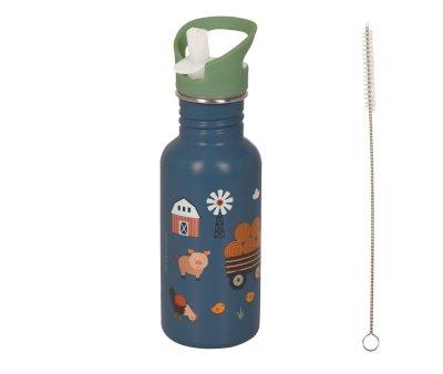 Borraccia Acciaio Farm When I Grow Up Blue 500ml