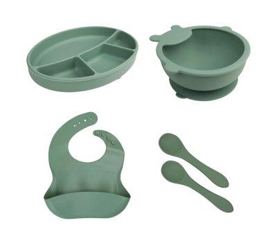 Dishware Silicone Cactus Green 5 pieces