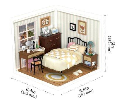 Maqueta a Escala Sweet Dream Bedroom Super Creator