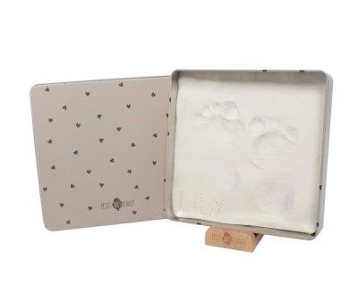 Caja Huella de Beb Cuadrada Jolis Coeurs