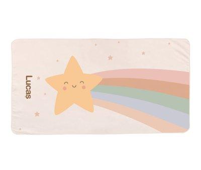 Personalised Microfiber Beach Towel Starlight