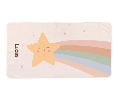 Personalised Microfiber Beach Towel Starlight