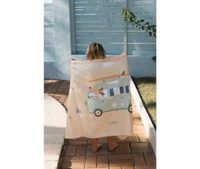 Personalised Microfiber Beach Towel Starlight