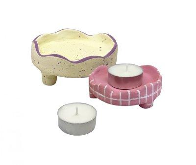 Kit de artesanato DIY para fazer Porta-velas