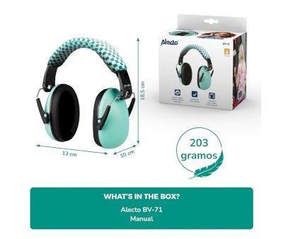 Orejeras para Bebs y Nios Alecto Green