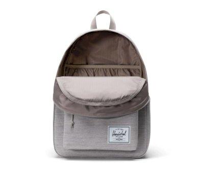 Mochila Herschel Classic Light Grey Crosshatch Personalizable