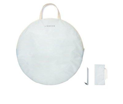 Tienda de Playa Pop Up Cassie Pure Sky/Creme de la Creme Stripe