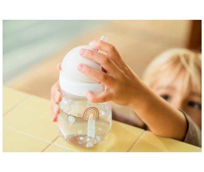 Vaso con Pajita Mio Sunshine & Rainbow 300 ml