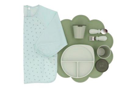 Pack Regalo Baby Led Weaning Sage BIBS