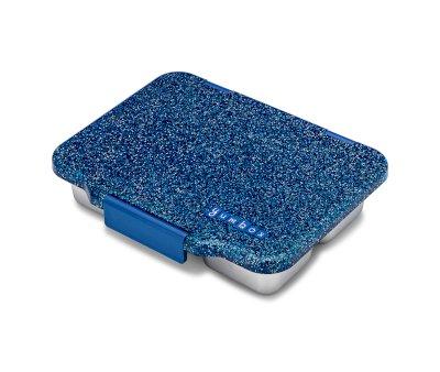 Lunch Box Yumbox Pret Acier Glitter Bleu 4 Compartiments