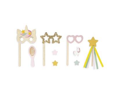 Tocador Unicornio de Madera y Accesorios