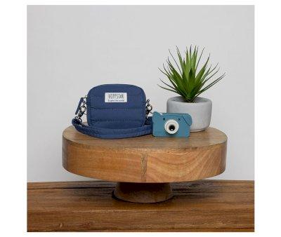 Mini Navy Blue Camera Case Bag
