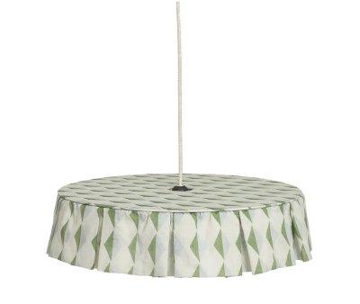 Paralume in Lino Vibes Green Harlequin