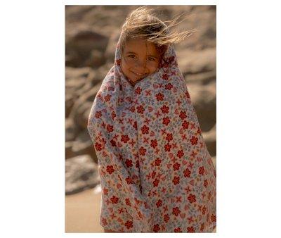 Toalla de Playa Sunny Flowers Multicolor Personalizable