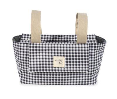 Borsa Organizer Passeggino Grande I Love Vichy Nero