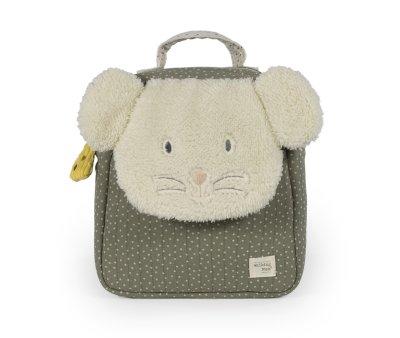 Mochila Infantil Ratoncito Topito Poppy Musgo Personalizable