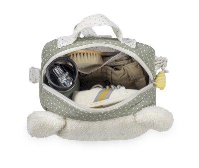 Mochila Infantil Ratoncito Topito Poppy Musgo Personalizable