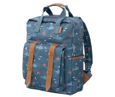 Mochila Colegio Fresk Grande Shark Personalizable