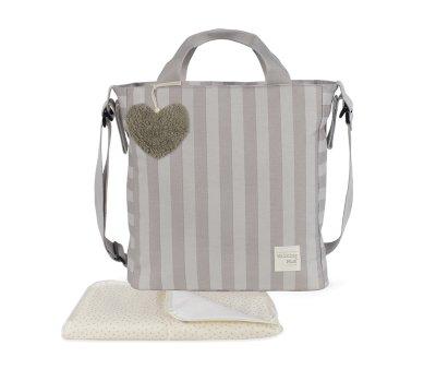 Borsa Cambio con Fasciatoio Sintra Beige Personalizzabile