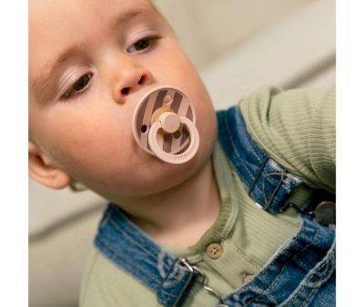 2 chupetas BIBS Studio Colour Round Block Blush Mix