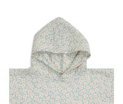 Poncho da Spiaggia Idrofilo Florish Verde 52x52cm