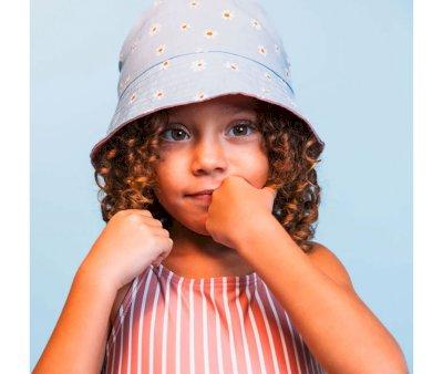 Cappello da Spiaggia Reversibile Daisy Flower