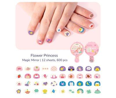 600 Sticker per Unghie Flower Princess