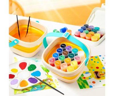 Set Cubo Porttil con 16 Colores Para Pintar
