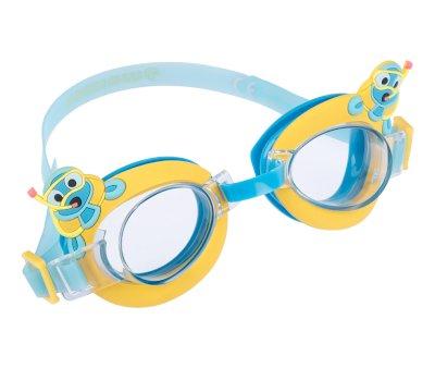 Occhiali Nuoto Junior Cartoon Kids Moko Giallo